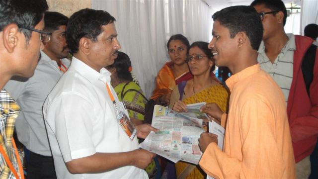 HJS members with BJP MP from Dharwad
